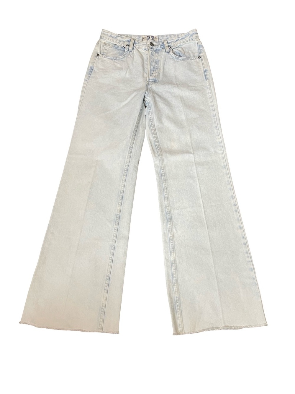 We the Free / Free People Gold Coast Women’s Light Wash Wide Leg Jeans. Size 27
